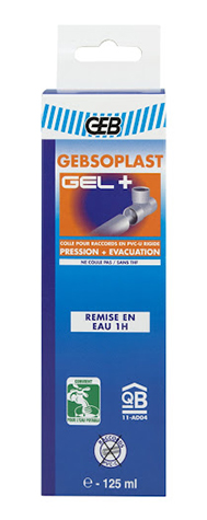 GEBSOPLAST GEL PLUS : la colle PVC conforme pour l'eau potable